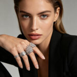 Sterling Silver Ring,Lab Grown Diamond